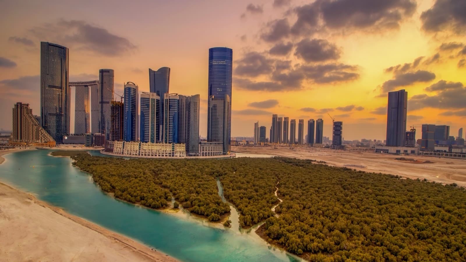 Al Reem Island — distressed-property landscape